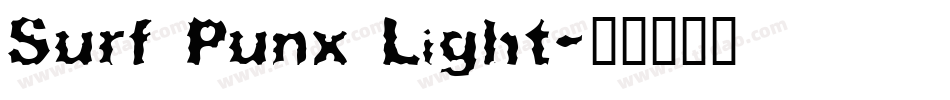 Surf Punx Light字体转换